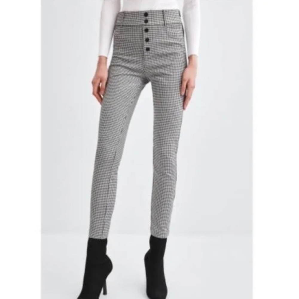ZARA Trafaluc Checkered Legging Pants